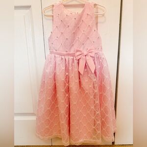 EUC American Princess Pink Lace Dress Sz 6